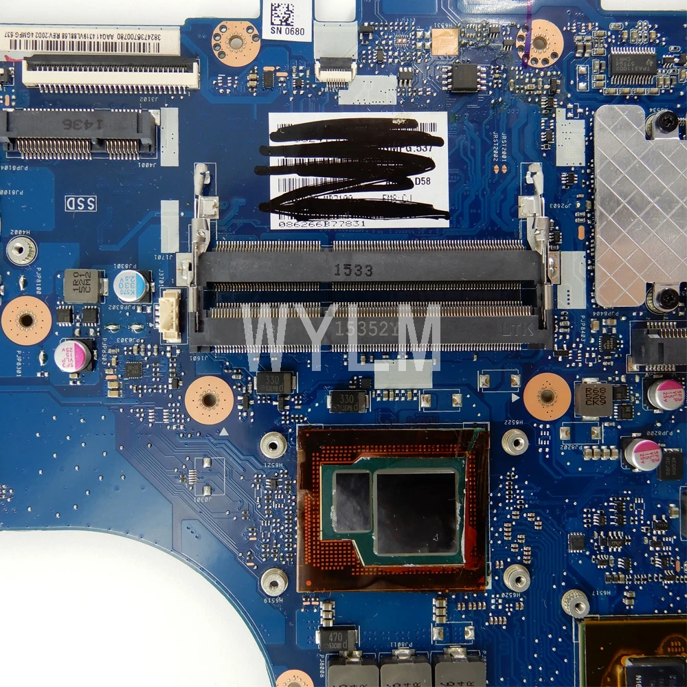 N551JX материнская плата GTX950M/2G I7 4750CPU N551JK Материнская ASUS N551J G551J G551JX тест материнской