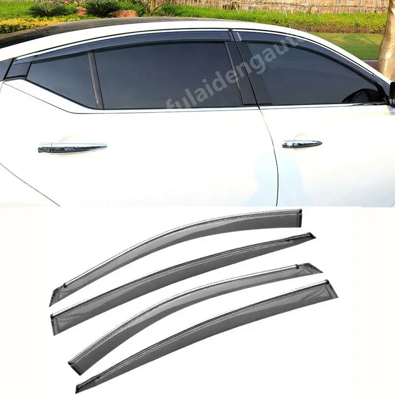 

For Nissan Teana Altima 2019-2020 Window Visor Vent Shade Rain Guard Door Visor Moulding Cover Trim Car Accessories