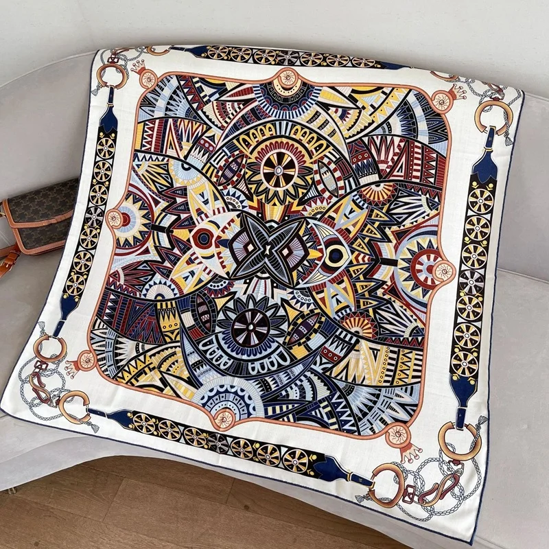 

Шарф-шаль Женский, Шелковый, кашемировый, 42 дюйма