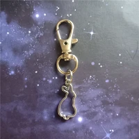 cartoon rabbit keychain rabbit jewelry antique silver color charm keychain rabbit key ring creative cute keychain