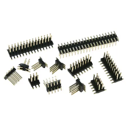10 шт. 2 54 мм 0 1 27 Шаг SMD SMT двухрядный штырьковый разъем 2*2/3/4/5/6/7/8/10/12/20/40/50 соединитель