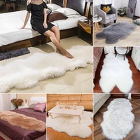 soft sheepskin carpet rugs for home bedroom living room warm carpets floor mat pad skin fur rugs floor mats faux fur carpets