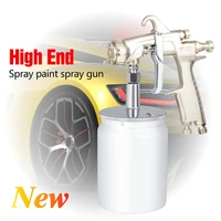 w 101 high quality pneumatic spray gun high pressure spray gun stainless steel nozzle gun body nickel plated 1 3 1 5 1 8