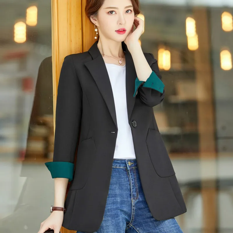 Женское длинное пальто и куртки бежевого цвета элегантное деловое для работы