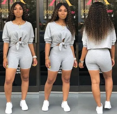 

Women Two Pieces Set Crop Tops Tee Shirt with Shorts Off Shoulder Short Sleeves Casual Fashion African Ladies 2 Piece Suits New