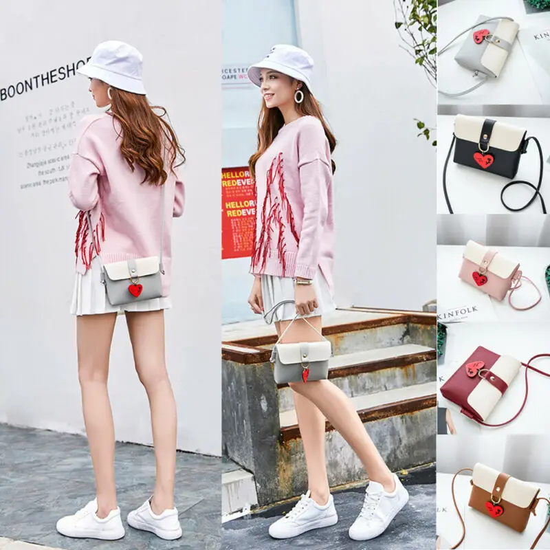 Женская сумка-почтальонка через плечо в Корейском стиле | Багаж и сумки