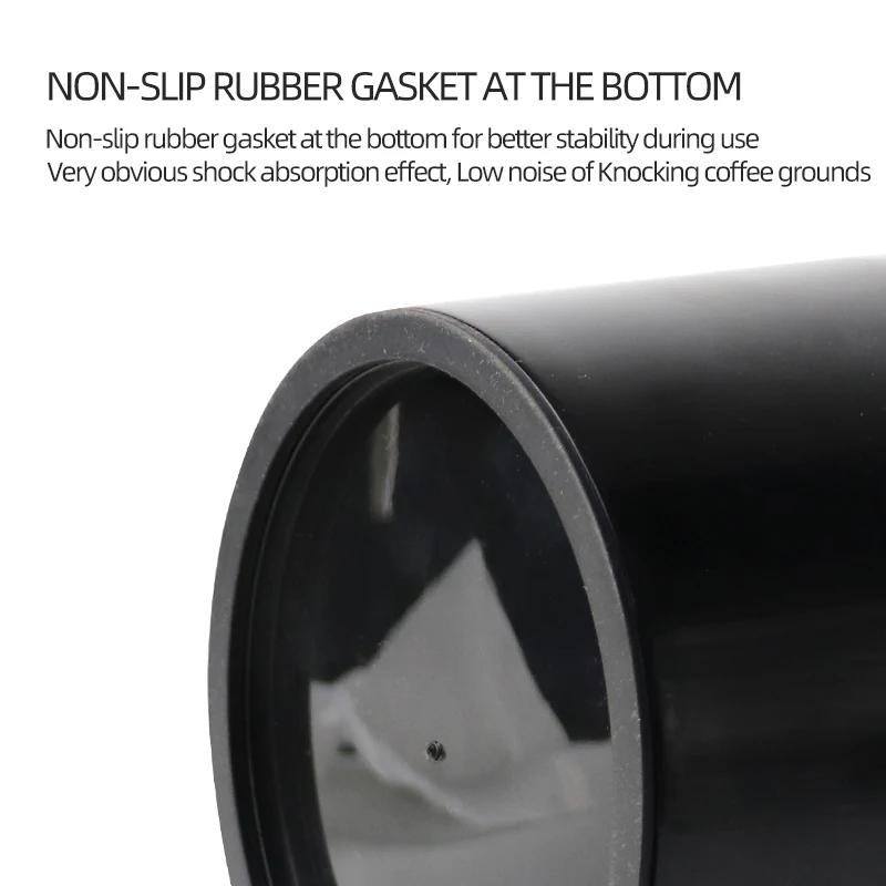 Контейнер для остатков кофейного порошка Черная Глубокая чаша нескользящая