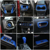 blue for toyota tacoma 16 20 car gear dashboard steering wheel center control storage sticker interior retrofit car accessories