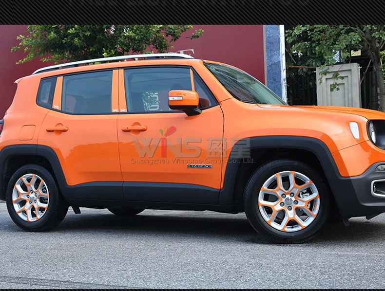 Для Jeep Renegade обод для ступицы колеса 3m Стикеры черного цвета для стильного дизайна автомобиля аксессуары