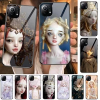 krajews creepy dolls coque tempered glass phone case for redmi xiaomi 11 lite pro ultra 10t 10 9 8 mix 4 cover silicone shell ca