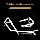 Винтажные ловушки для щуки, рыболовные ловушки, Крючки для щуки, захват краба из нержавеющей стали, захватывающий инструмент, зажим, ловушка для щуки, рыболовные снасти