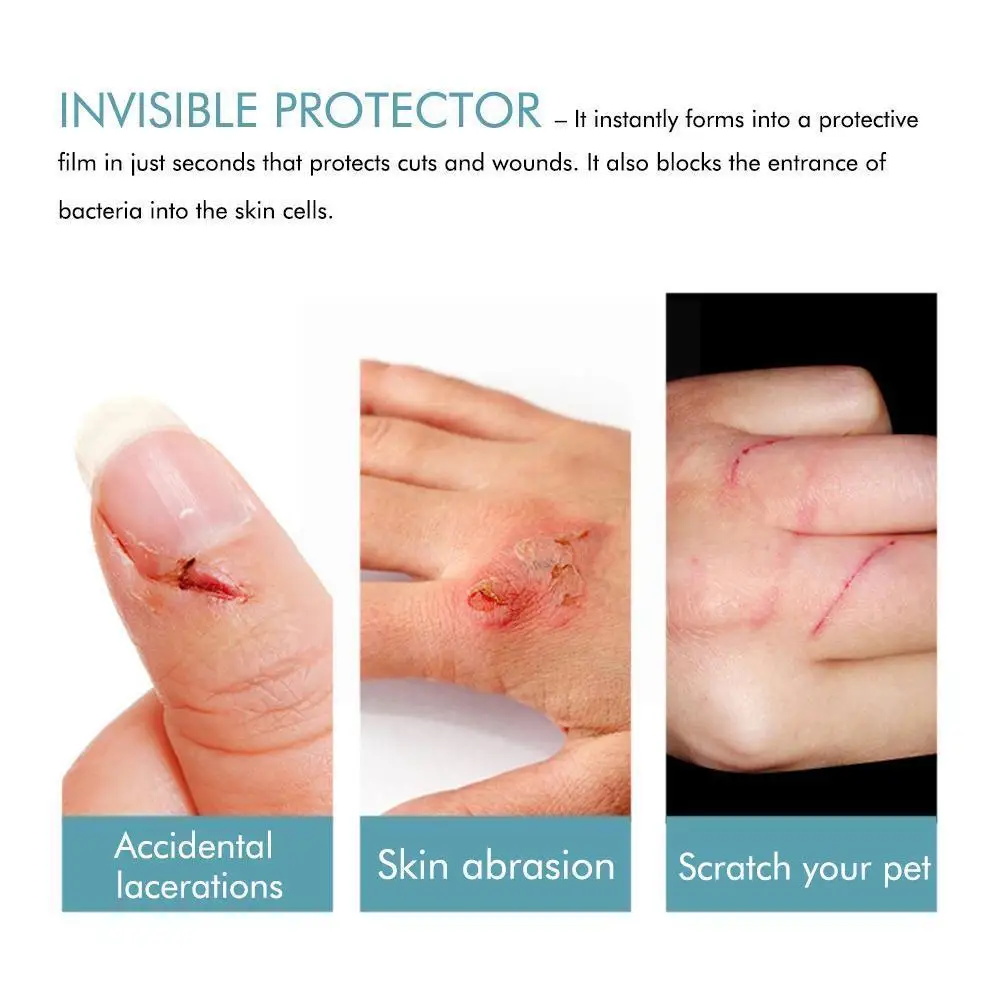 

10ml Waterproof First Aid Liquid Bandage For Small Healing Plaster Wounds Cut Disinfecting Adhesive Hemostasis Patch Gel D5r7