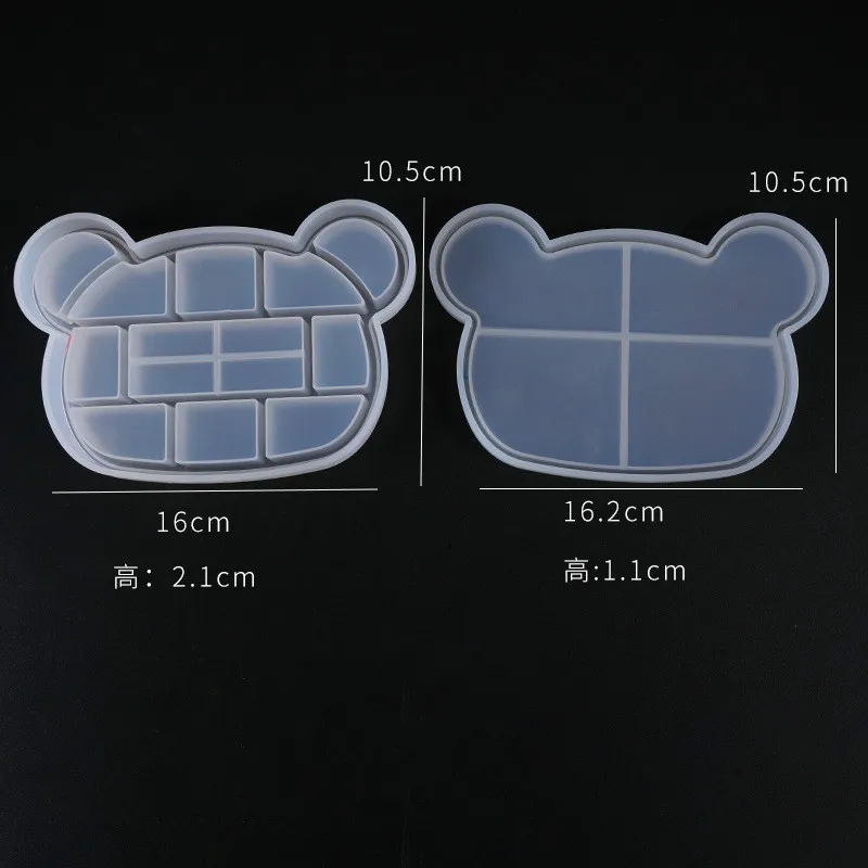 Коробка для безделушек силиконовая форма бабочек медведей поднос посуды