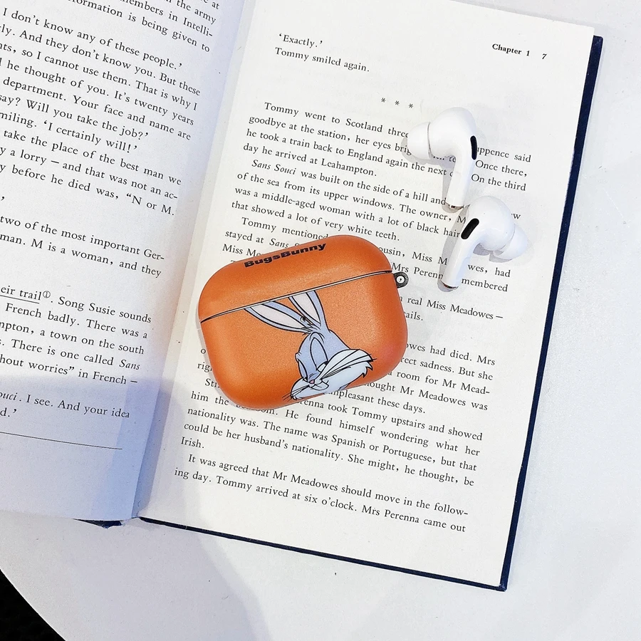 Модный чехол с ярлыком Bugs bunny для Airpods Pro, беспроводной чехол с Bluetooth для apple airpod Pro 3, силиконовый чехол, чехол для Air Pods