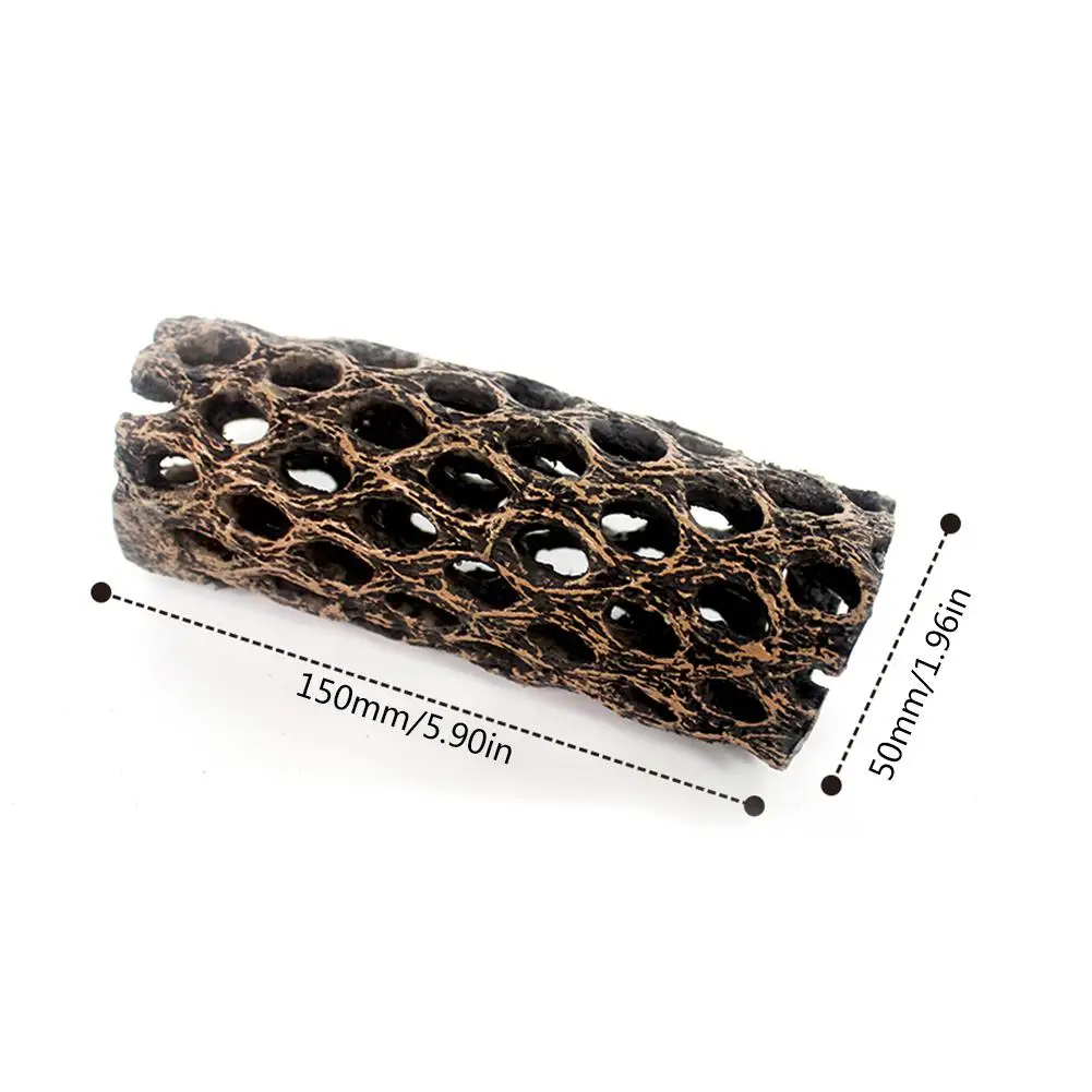 Аквариумные украшения для ландшафта домик рептилий смола искусственная пещера