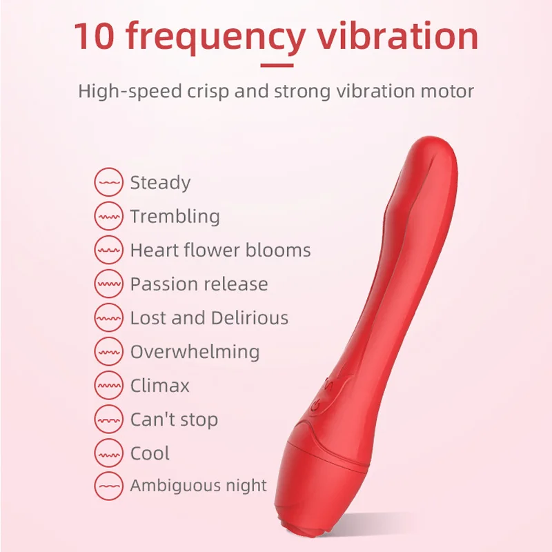 Rose heating vibrator flower female masturbation toy orgasm vibrating massager adult erotic sex product | Красота и здоровье