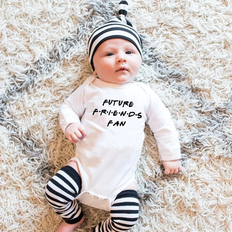 Future Friends Fan Baby Brothers комбинезоны, новорожденный, младенец, для маленьких мальчиков и девочек, хлопковый комбинезон с длинными рукавами, комбинезон для младенцев