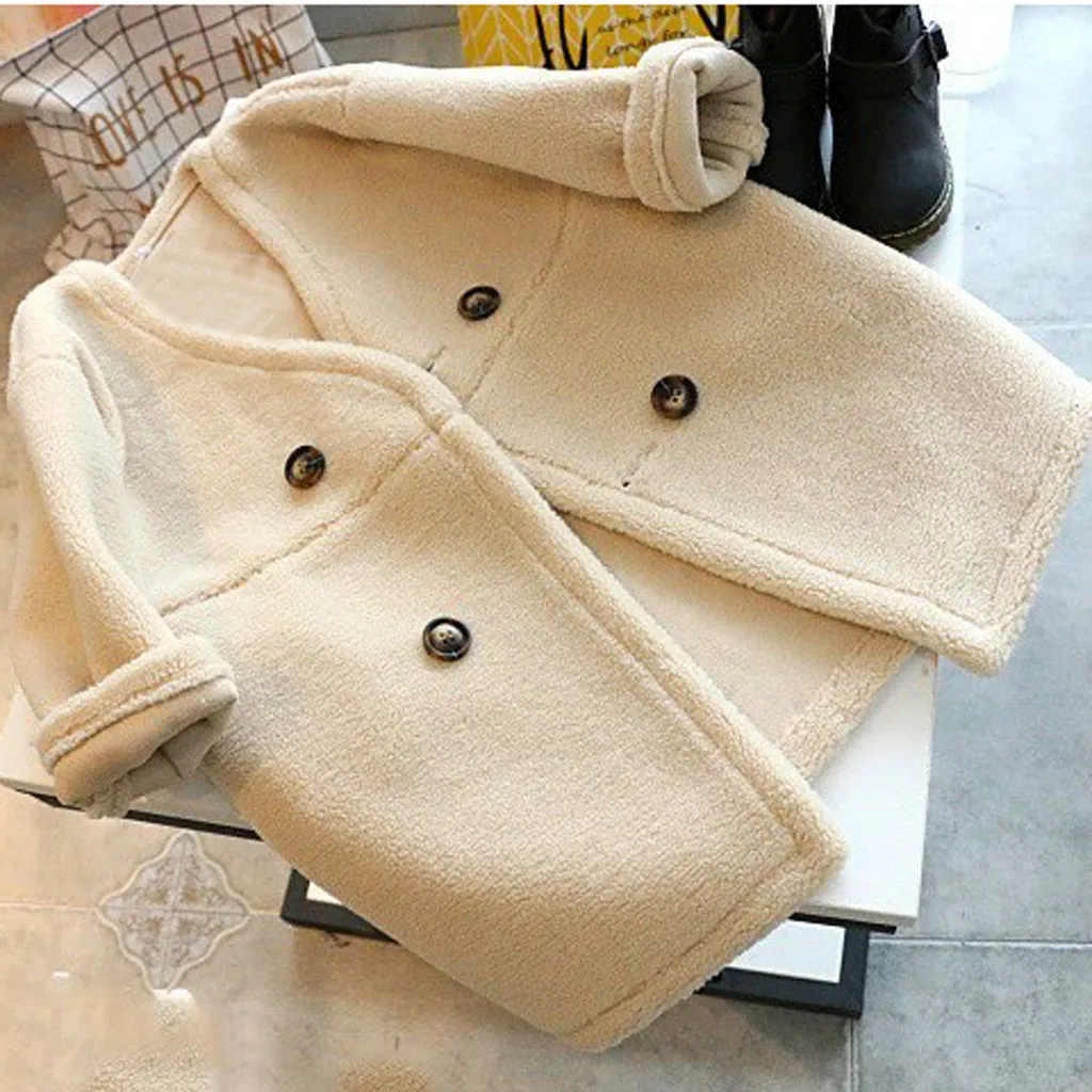 Зимняя куртка для маленьких девочек теплое пальто плотная верхняя одежда