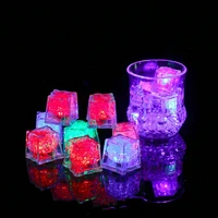 3pcs led light ice cubes luminous night lamp party bar wedding cup decoration