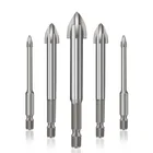 Эффективный универсальный сверлильный инструмент, твердосплавное сверло из цементированного карбида, открытие отверстий в керамической кирпичной стене, электроинструменты, аксессуары