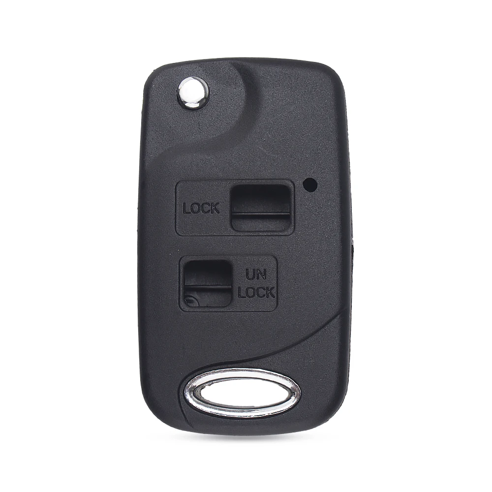 Сменный складной откидной 2 кнопочный дистанционный ключ KEYYOU для Toyota Avensis Avalon Camry