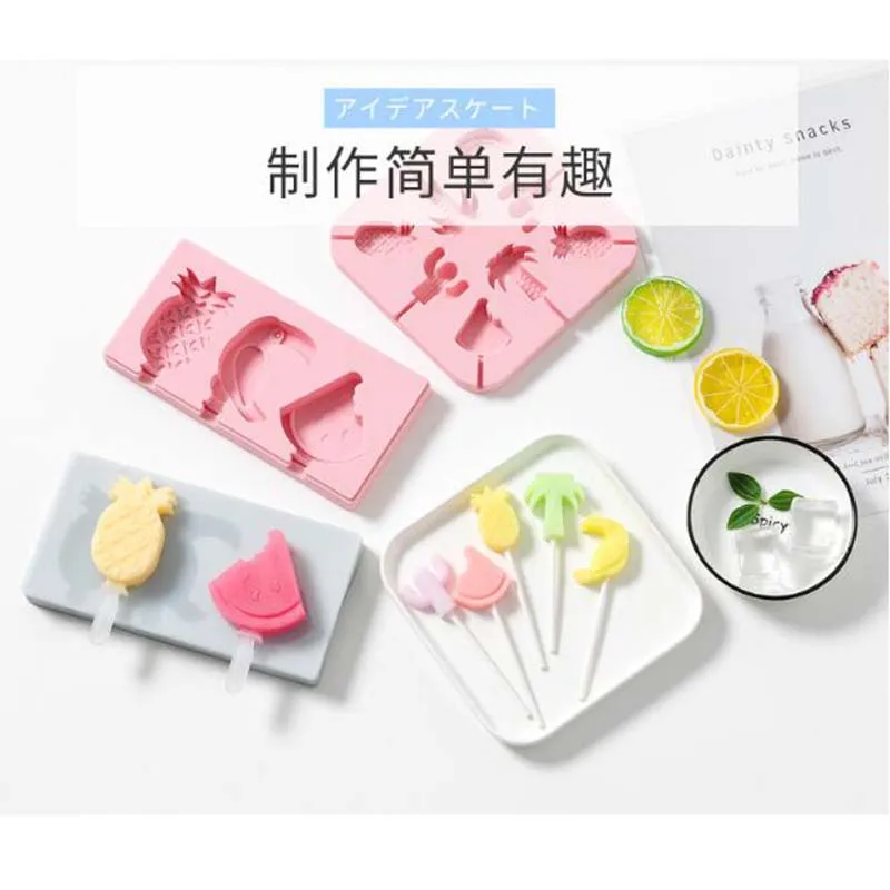 

cartoon silicone cake mold ice chocolate mold baking lollipop mold baking tools