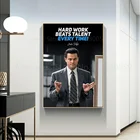 Картина на холсте с мотивирующими мотивами Леонардо ДиКаприо волк