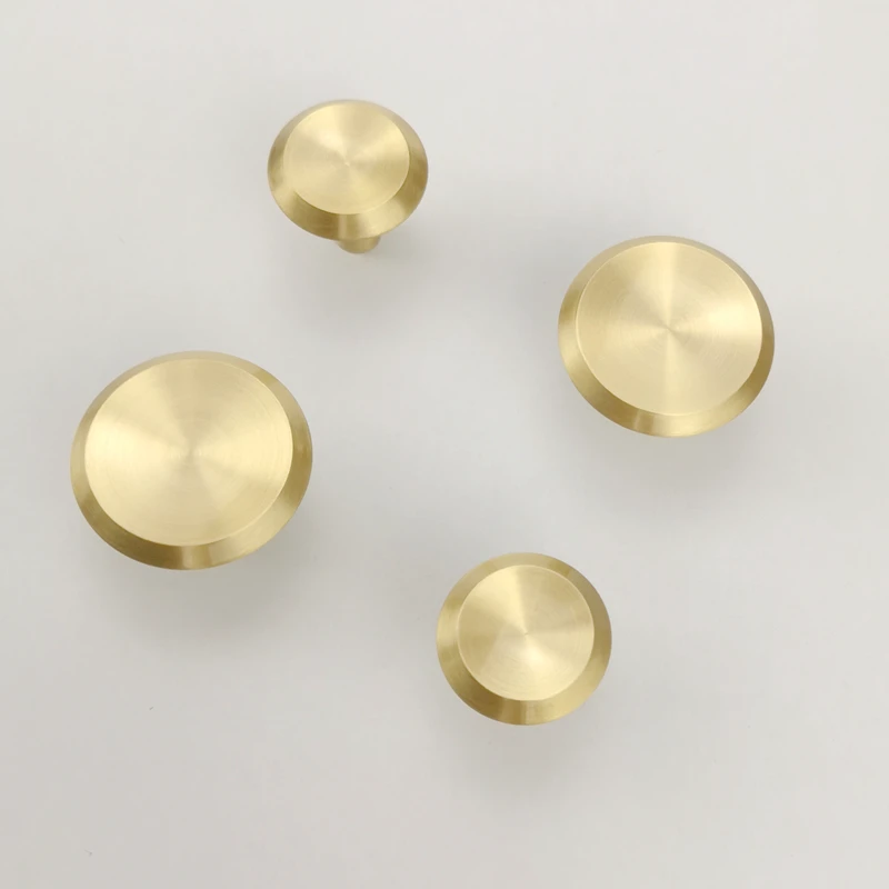 

Brass Knobs Nordic Cabinet Door Handle Drawer Pure Copper Furniture Hardware