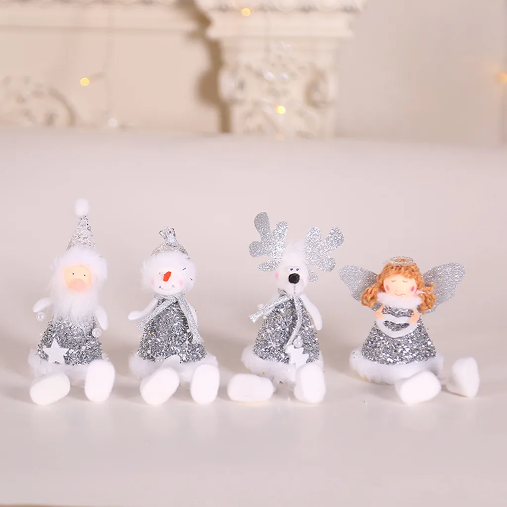 Счастливого Рождества Санта Клаус старый Ангел игрушка висячие орнамент