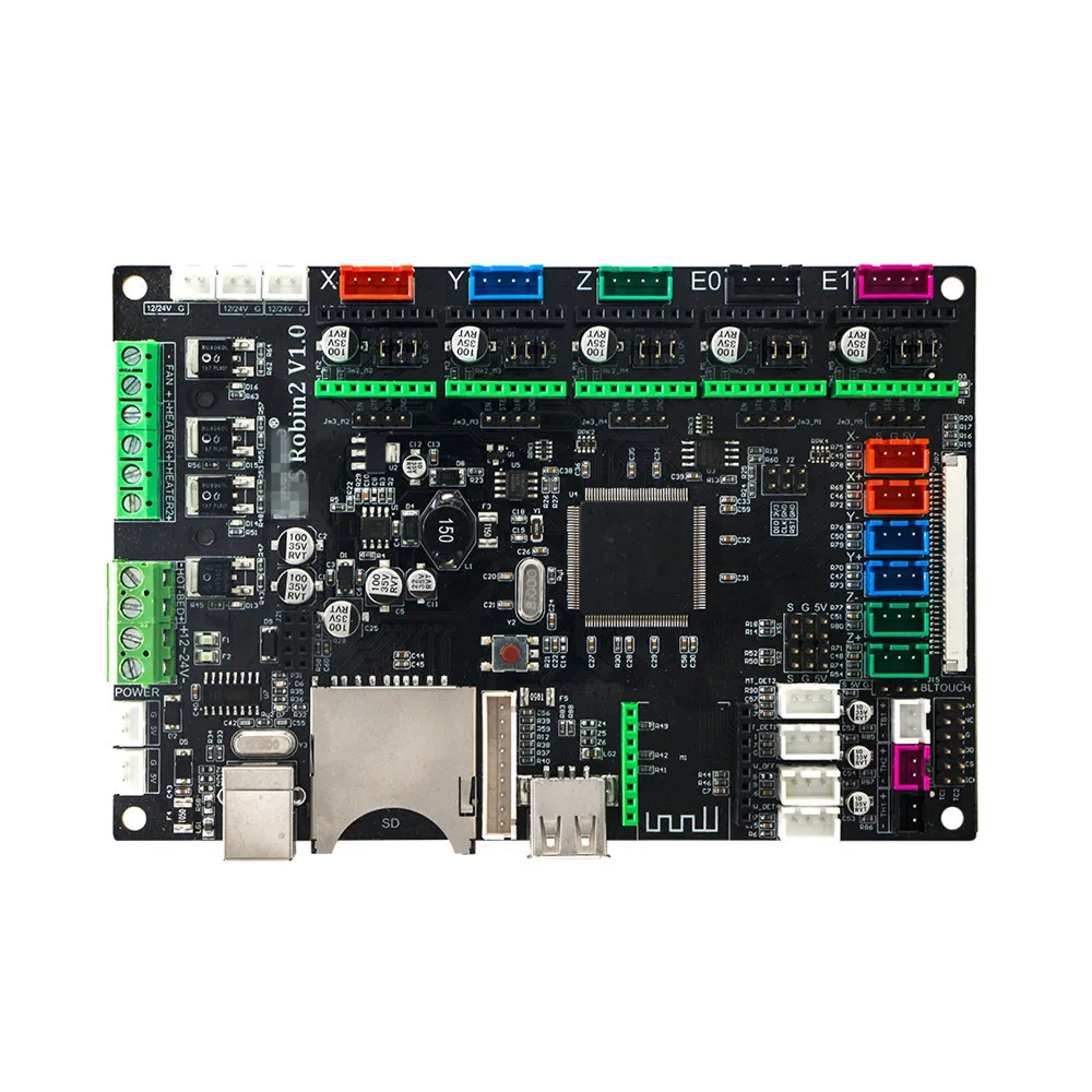 Duoweisi 3D материнская плата принтера для МКС Robin2 STM32 интегрированный 32-битная