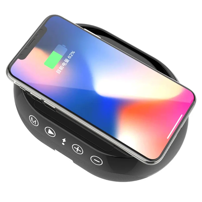 Беспроводное зарядное устройство Быстрая зарядка беспроводной связи динамик