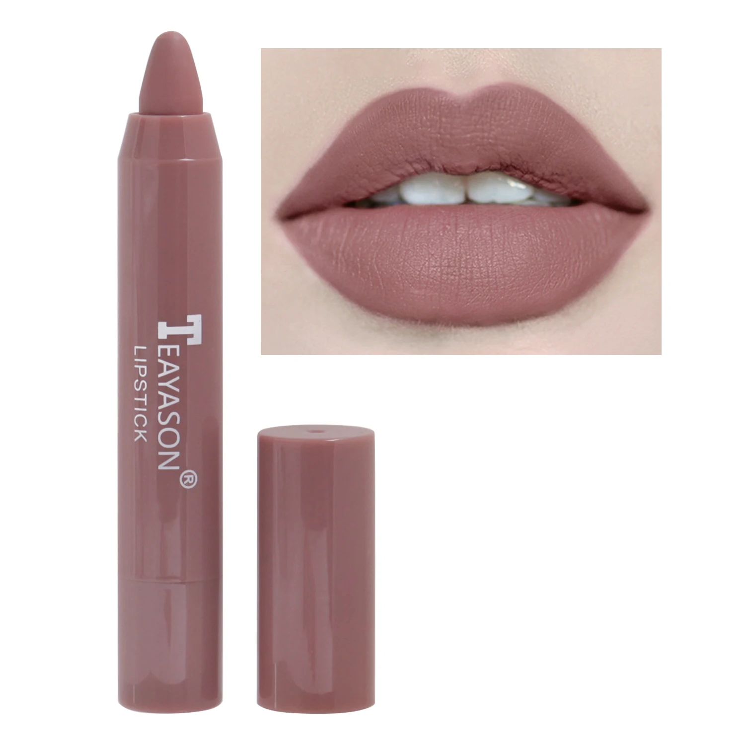 TEAYASON 12 Colors Velvet Matte Lipsticks Waterproof Long Lasting Sexy Makeup Lip Stick Tint Pen Non-Stick Cup Lip Glaze Batom images - 6