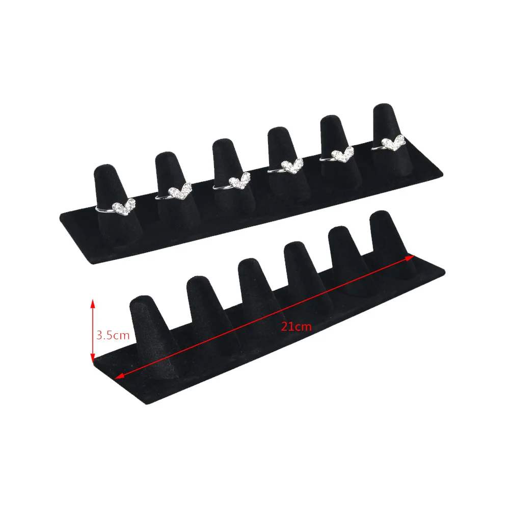 Бархатная Многофункциональная подставка для кольца на палец органайзер