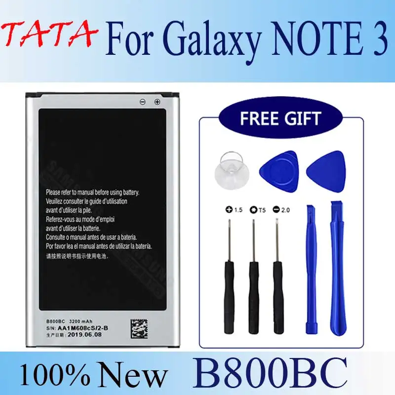 Сменный аккумулятор для Samsung Galaxy NOTE 3 N900 N9002 N9009 N9008 N9006 N9005 Note3 B800BC B800BE с NFC 3200