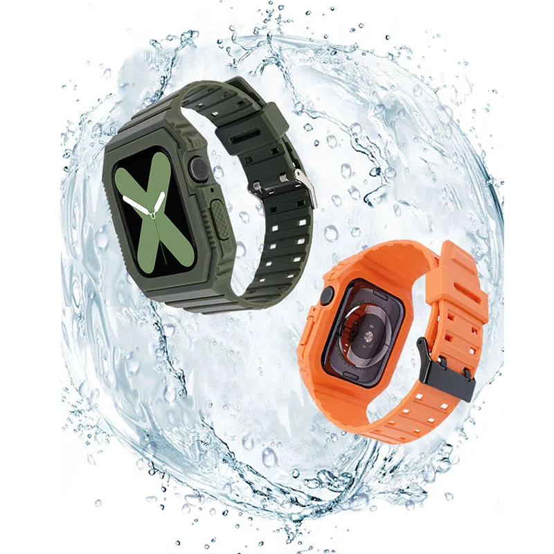 Силиконовый ремешок для Apple Watch SE Series 6 5 4 3 44 мм 42 мягкий прозрачный браслет из ТПУ