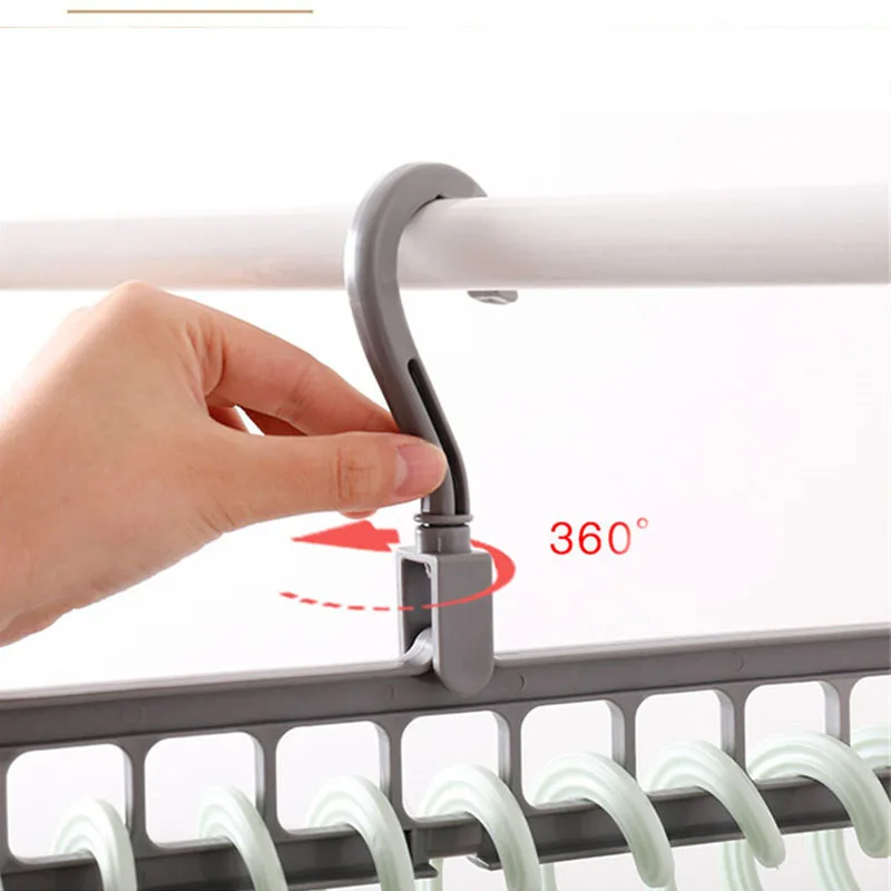 

Magic Multi-port Support Hangers for Clothes Drying Rack Multifunction Plastic Clothes Rack Drying Hanger Storage Hangers