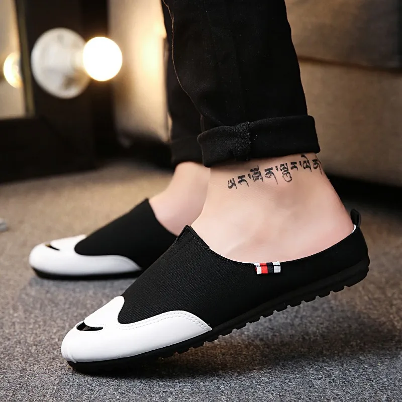 Мужская повседневная обувь Сезон лето Изысканная модная бини Лучшая парусиновая