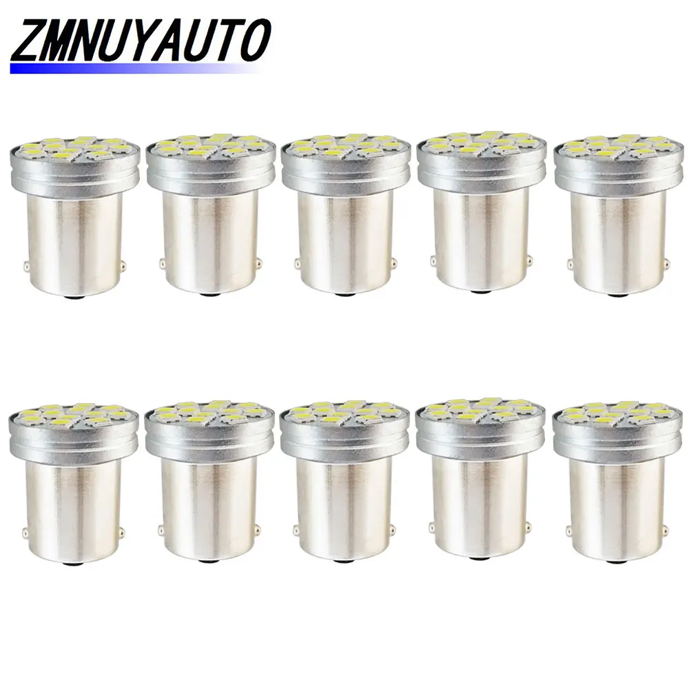10 шт. 1156 BA15S P21W BAU15S PY21W светодиодный 1157 BAY15D P21/5W автомобильный сигнал поворота Стоп