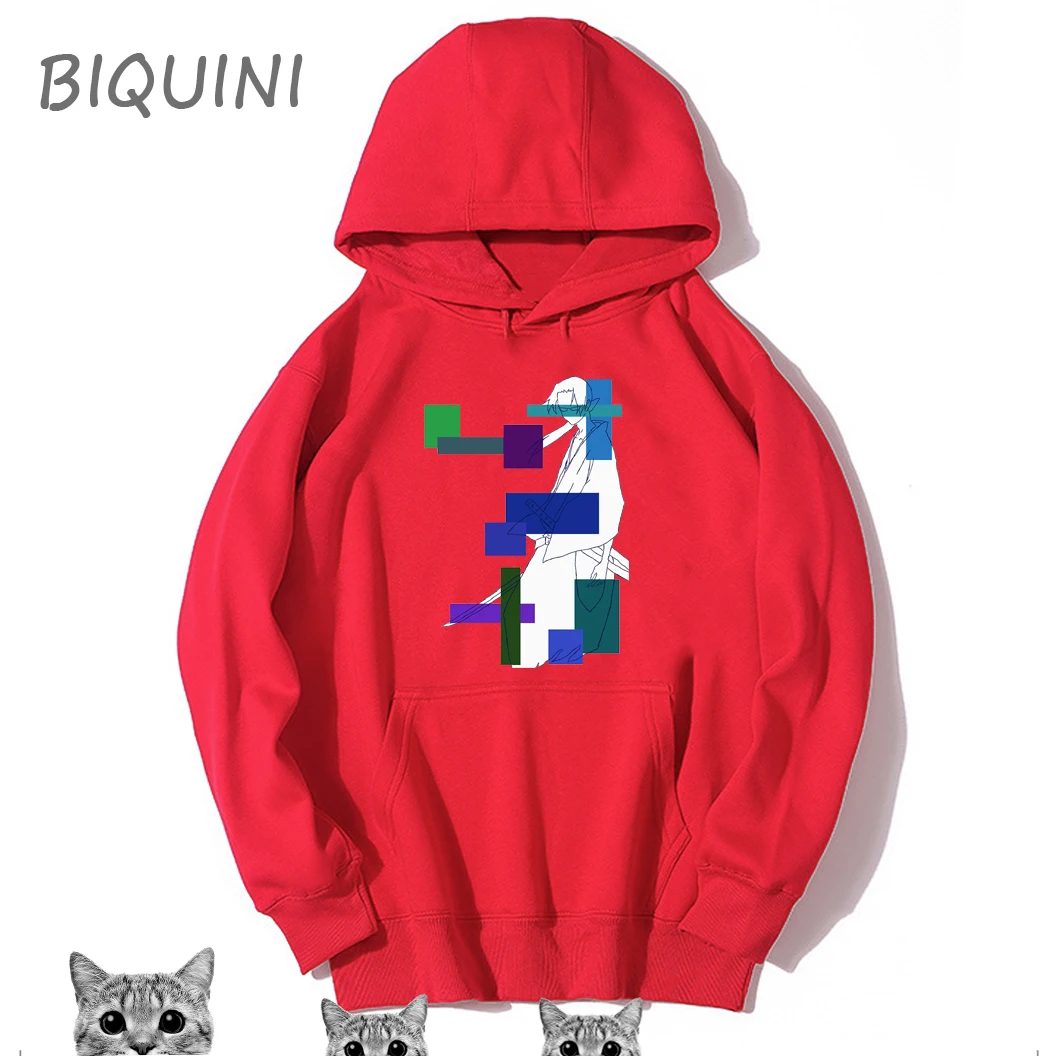 

Oversized Size Hoodie Coat NewJin Samourai Champloo Hoodies Loose Sweatshirt Woman Harajuku Letter Long Sleeve Pullover White