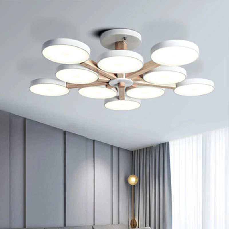 Светодиодные цветные потолочные светильники Avize для спальни столовой 3/6/8 насадок