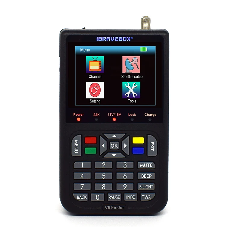 

V9_Finder 1080P DVB-S/S2 & H.265 Star Finder Digital HD TV Satellite Finder приемник измеритель сигнала