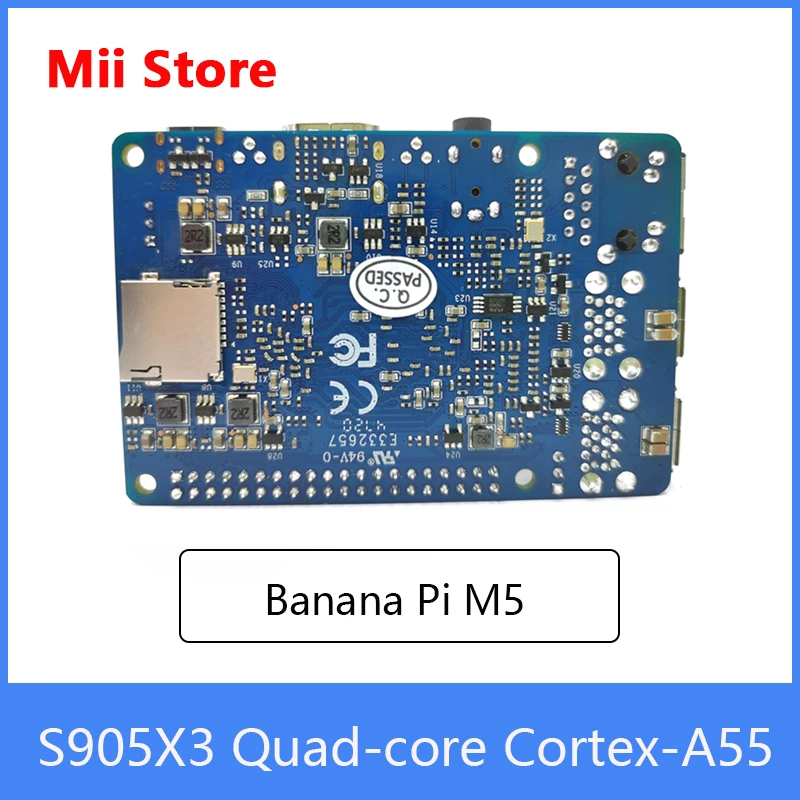 Плата для разработки Banana Pi M5 Amlogic S905X3 четырехъядерный процессор одноплатный