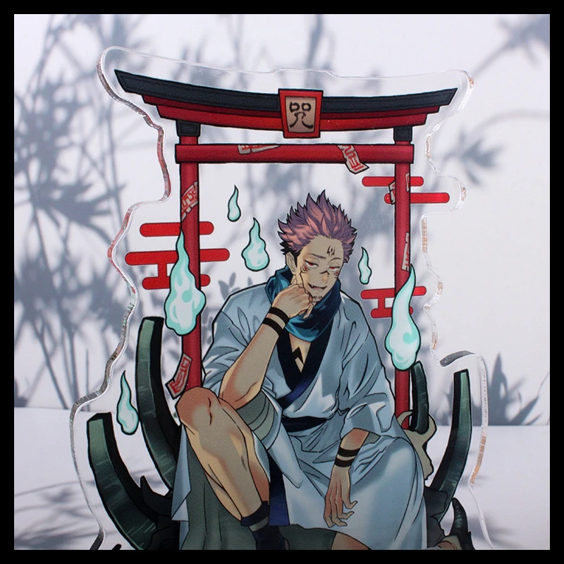 Акриловая подставка для фигурок аниме juютсу Kaisen Itadori Yuji Gojo Satoru настольное