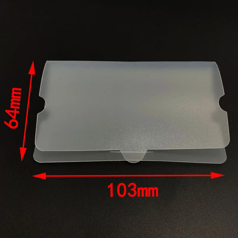 Портативный многоразовый держатель для маски небольшой прозрачный пластиковый