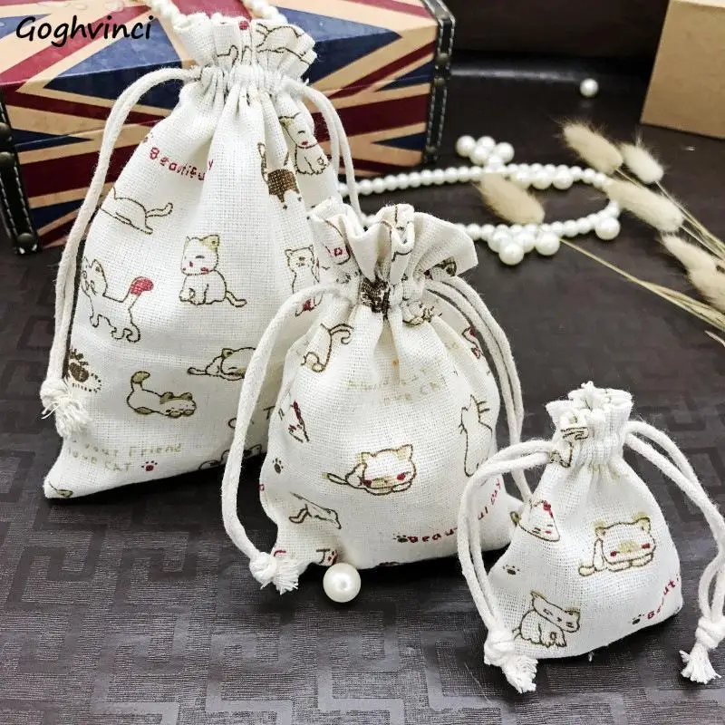 

Сумки на шнурке из 3 предметов с принтом в Корейском стиле, модная женская мини-сумка для отдыха, тканевая Сумочка с милыми монетами, женская ...