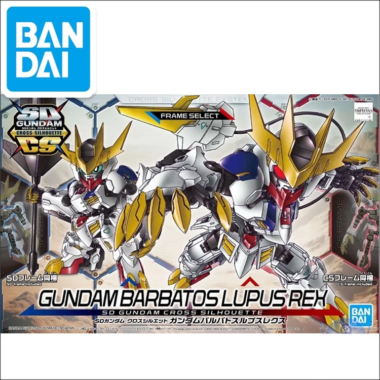 Оригинальная модель Bandai SD Gundam BARBATOS LUPUS REX GUNDAM мобильные детские игрушки|Наборы для