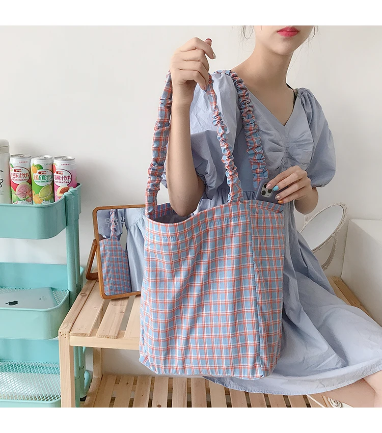 

Candy Color Women Canvas Shoulder Bag Design Ladies Casual Tote Female Large Shopping Bags Books Handbag for Girls