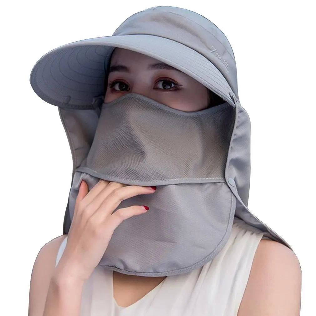 

Outdoor Wide Brim Sun Hat Multifunctional Sun Protection Bucket Fishing Hat Cap Dust Proof Cycling Cap For Women