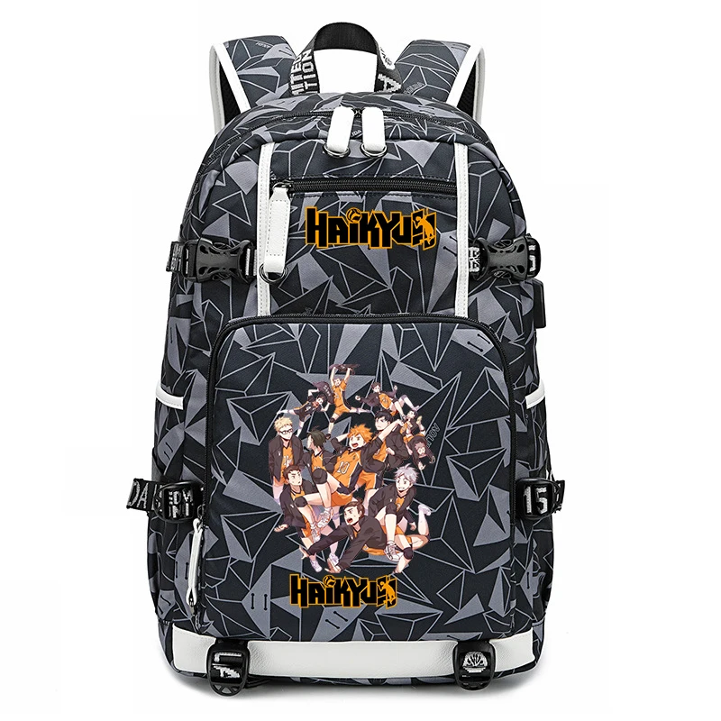 

Новый аниме рюкзак Haikyuu Хината шойо кагеяма Студенческая школьная Холщовая Сумка для косплея школьная сумка для путешествий Рюкзаки для но...