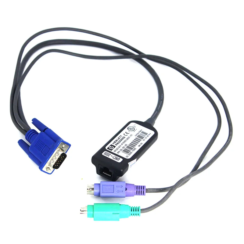 396632-001 IP KVM CAT5 PS/2 RJ45-to-VGA адаптер сопряжения 520-290-505 (б/у) | Компьютеры и офис